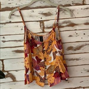 Minkpink printed crop top